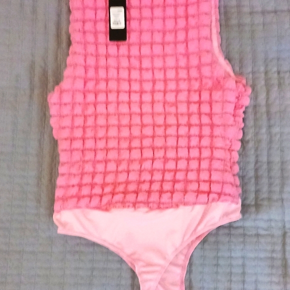 Bodysuit Sz Medium Fashion Nova Pink - Picture 2 of 6